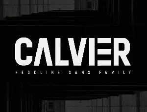 Calvier Sans Family font