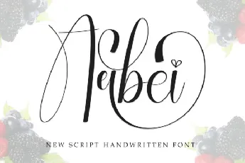 Arbei Script font