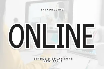 Online Display font