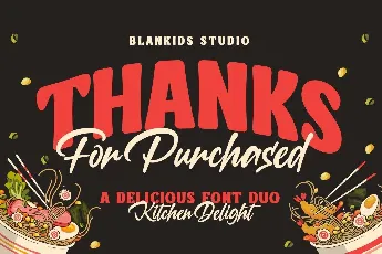 Kitchen Delight font