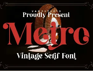 Metro font