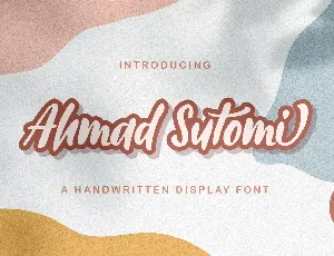 Ahmad Sutomi font