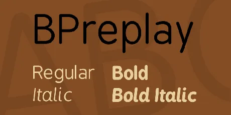 BPreplay font