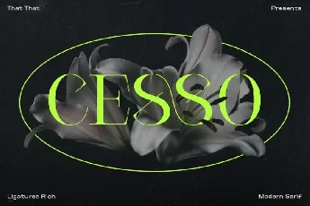 Cesso font