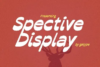 Spective Display font