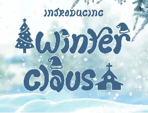 Winter Claus font