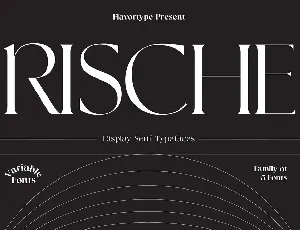 Rische font