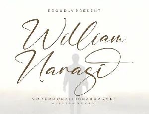 William Narasi font