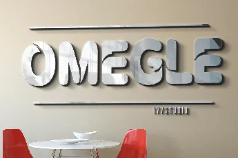 Omegle font