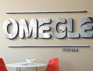 Omegle font