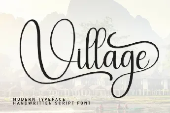 Village Script font