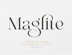 Maglite font