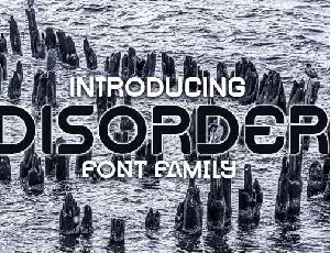 Disorder font