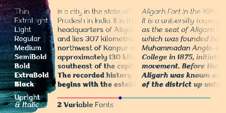 Aligarh DEMO font