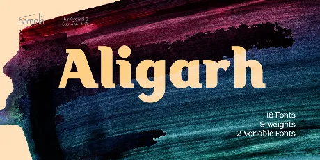 Aligarh DEMO font