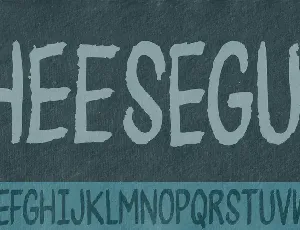 Cheesegum DEMO font