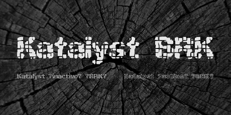 Katalyst BRK font