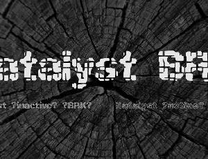 Katalyst BRK font