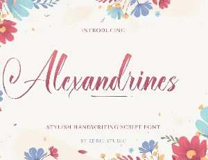 Alexandrines font