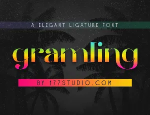 Gramling font