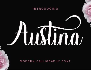 Austina font