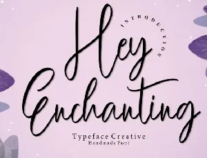 Hey Enchanting Script font