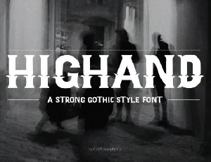 Highand font