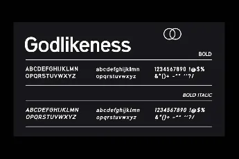 Godlikeness font