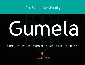 Gumela DEMO font