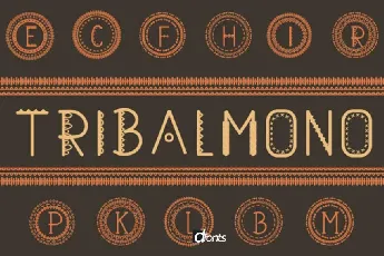 Tribalmono font