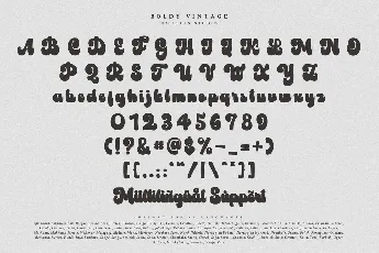 Boldy Vintage font