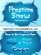 Frostine Snow font