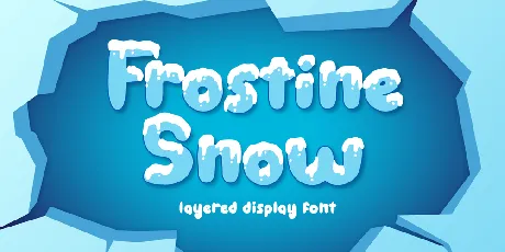 Frostine Snow font