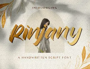 Rinjany font