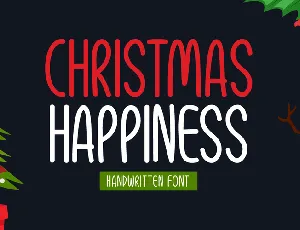 Christmas Happiness font