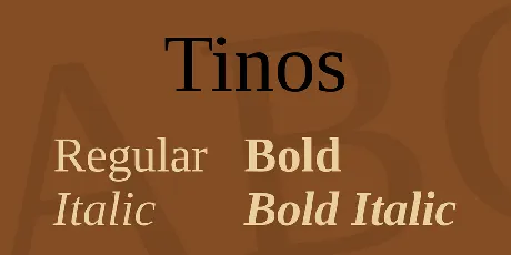 Tinos font