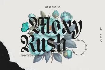 Moxy Rush font