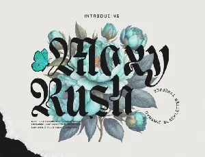 Moxy Rush font