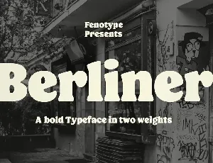 Berliner Typeface font