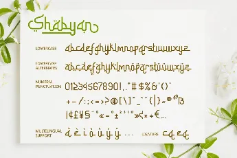 Shabyan font