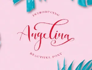 Angelina Calligraphy font
