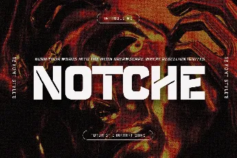 CF Notche Demo font