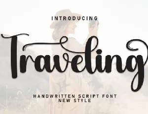 Traveling Script font