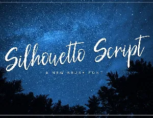 Silhouetto Script Free font