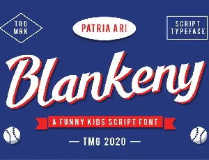 Blankeny font