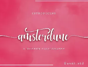 amsterdune font