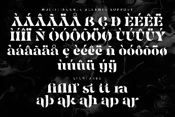 Avestrage font