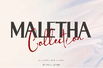 Maletha Collection font