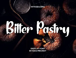 Bitter Pastry font