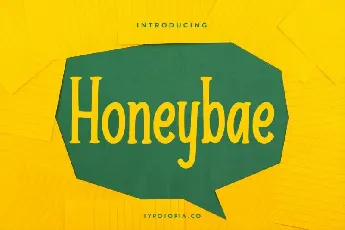 Honeybae – Fun Display font